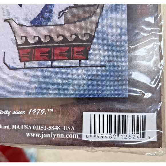 Janlynn Kokopelli Christmas Counted Cross Stitch Kit #126-24 2000 Holiday NEW - Picture 5 of 7